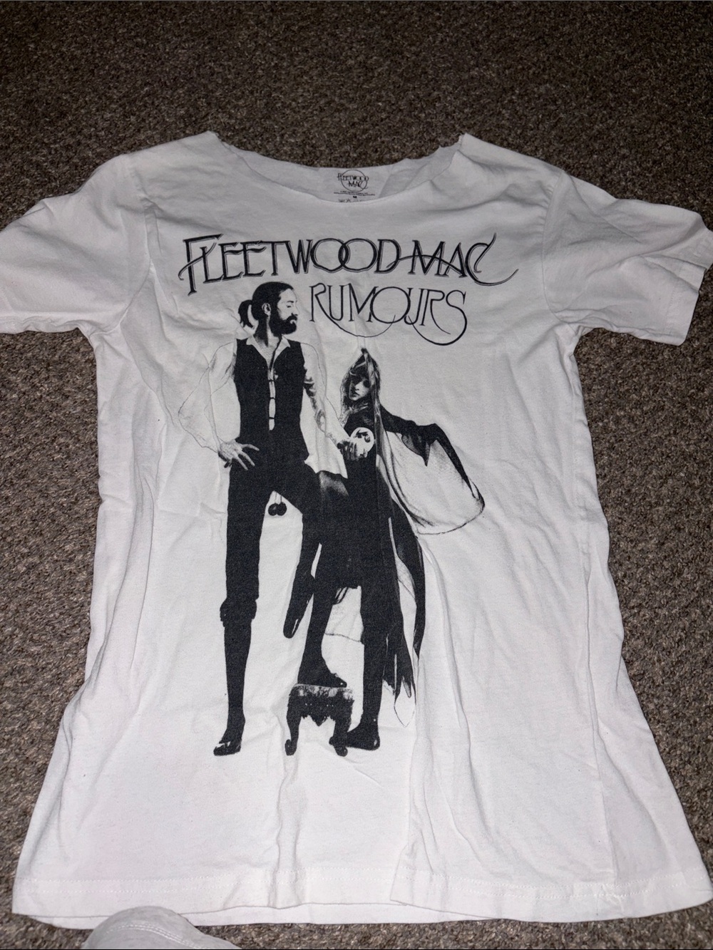 Fleetwood Mac Rumours Graphic Short Sleeve Tee - White